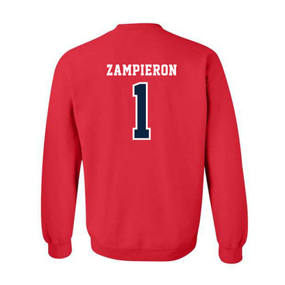 Stony Brook - NCAA Baseball : Nick Zampieron - Classic Shersey Crewneck Sweatshirt-1