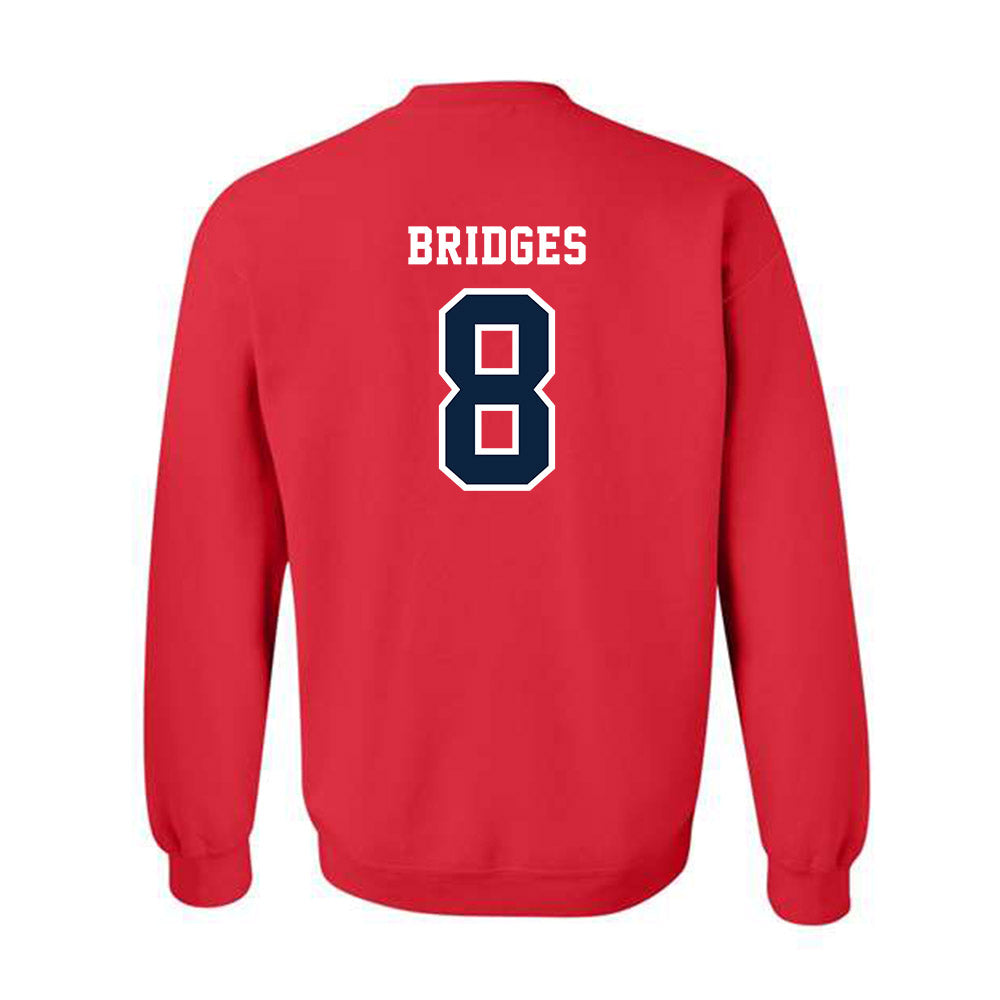Stony Brook - NCAA Baseball : Reilly Bridges - Classic Shersey Crewneck Sweatshirt-1