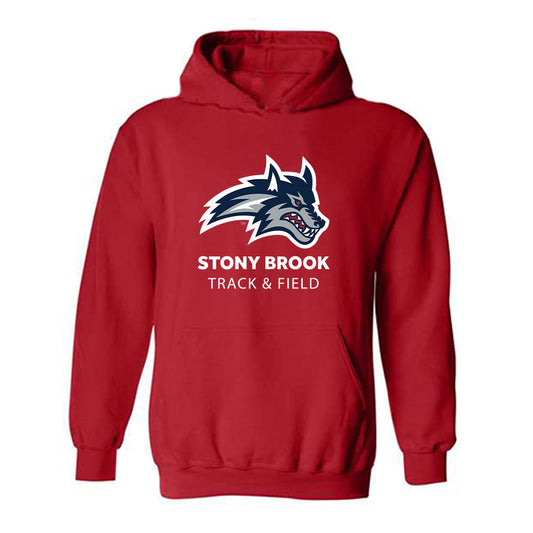 Stony Brook - NCAA Men's Track & Field : Mason Derrig - Classic Shersey Hooded Sweatshirt-0