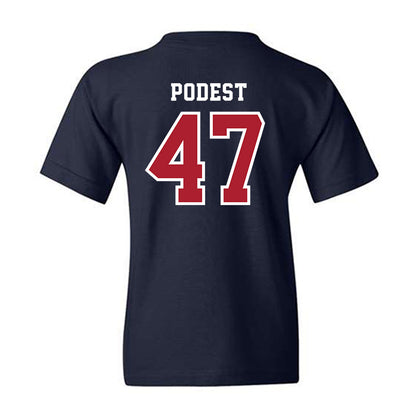 Stony Brook - NCAA Baseball : Jarek Podest - Classic Shersey Youth T-Shirt-1