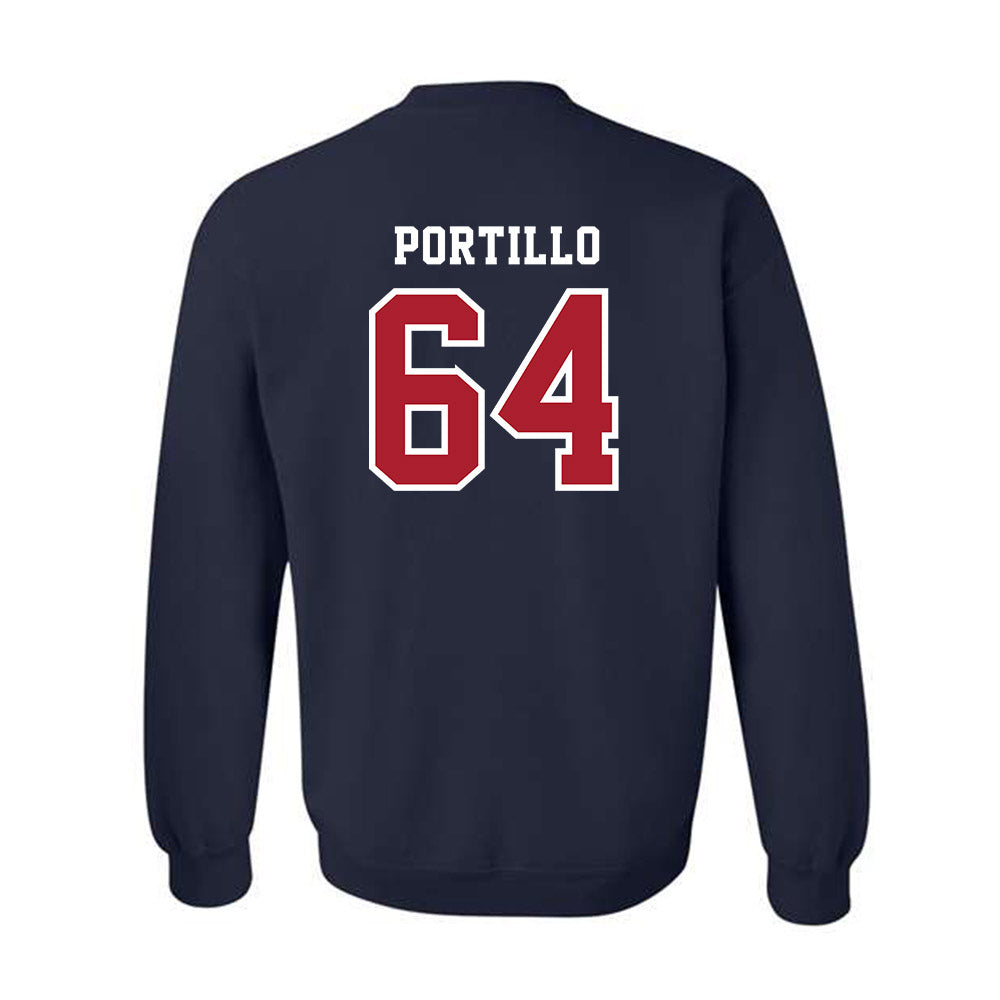 Stony Brook - NCAA Football : Angelo Portillo - Classic Shersey Crewneck Sweatshirt-1