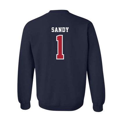 Stony Brook - NCAA Men's Soccer : Rushon Sandy - Classic Shersey Crewneck Sweatshirt-1