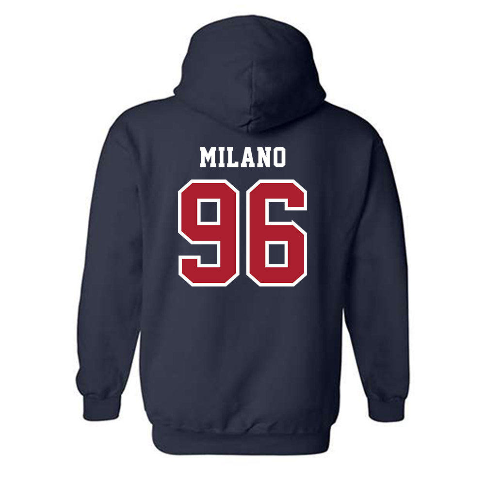 Stony Brook - NCAA Football : Franco Milano - Classic Shersey Hooded Sweatshirt-1