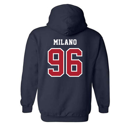 Stony Brook - NCAA Football : Franco Milano - Classic Shersey Hooded Sweatshirt-1