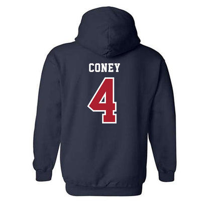 Stony Brook - NCAA Football : Jeremiah Coney - Classic Shersey Hooded Sweatshirt-1
