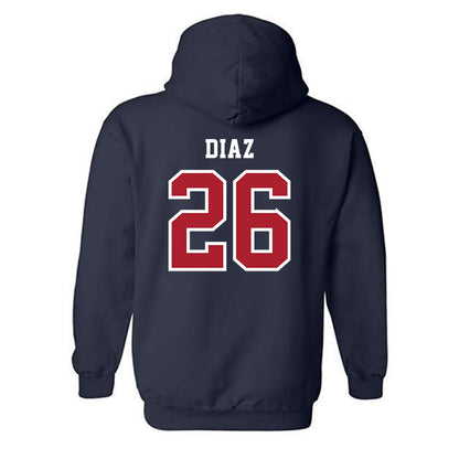 Stony Brook - NCAA Baseball : Patrick Diaz - Classic Shersey Hooded Sweatshirt-1
