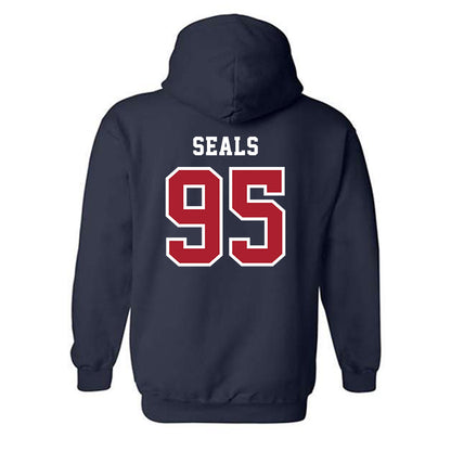 Stony Brook - NCAA Football : Moe Seals - Classic Shersey Hooded Sweatshirt-1