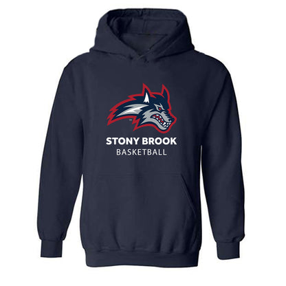 Stony Brook - NCAA Men's Basketball : Bryan Ndjonga - Classic Shersey Hooded Sweatshirt-0