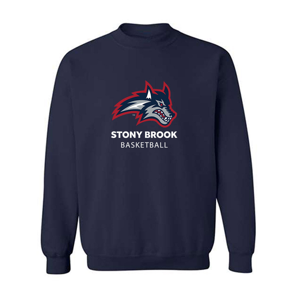 Stony Brook - NCAA Men's Basketball : Bryan Ndjonga - Classic Shersey Crewneck Sweatshirt-0