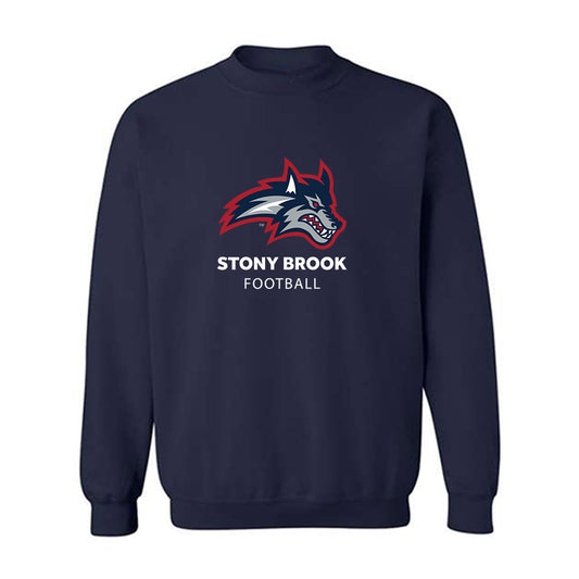 Stony Brook - NCAA Football : James MacKenzie - Classic Shersey Crewneck Sweatshirt-0