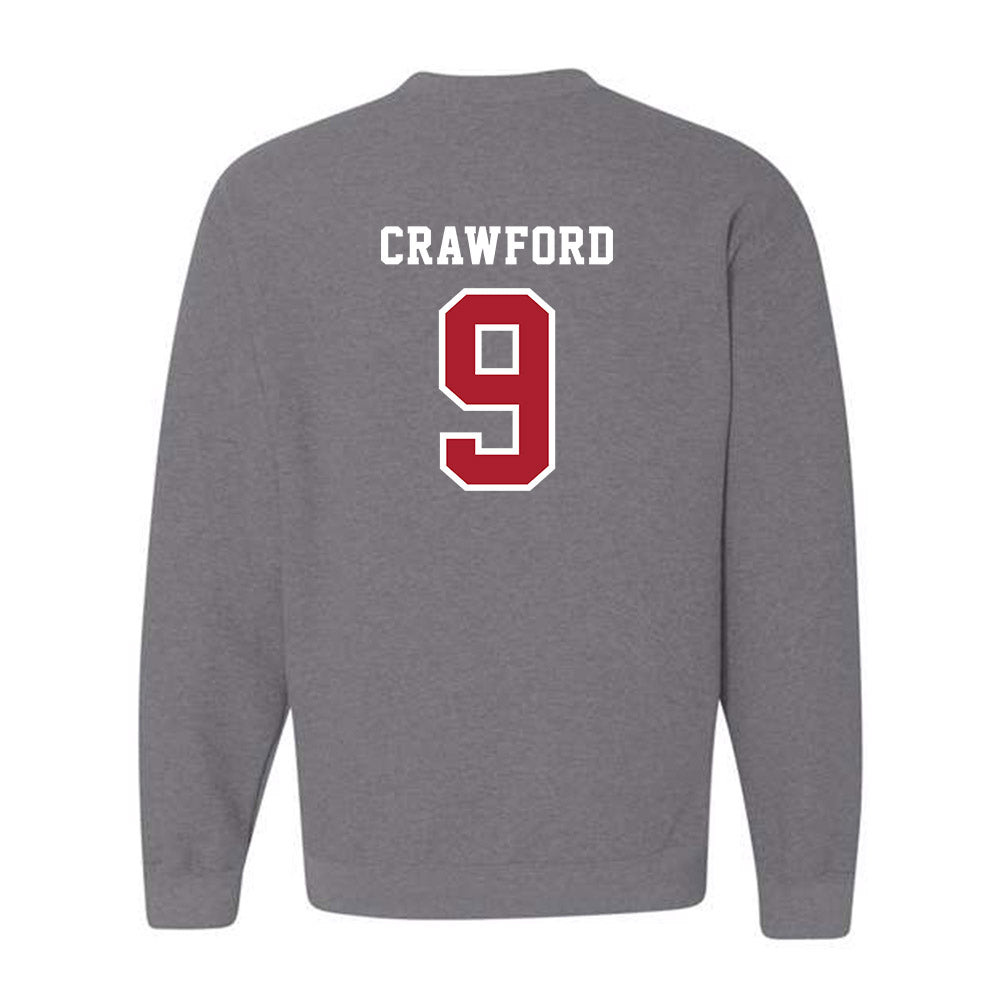 Stony Brook - NCAA Football : DaMario Crawford - Classic Shersey Crewneck Sweatshirt-1