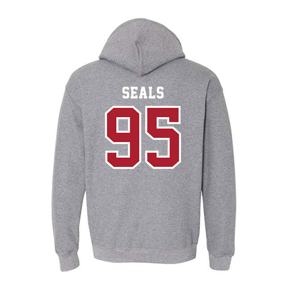 Stony Brook - NCAA Football : Moe Seals - Classic Shersey Hooded Sweatshirt-1