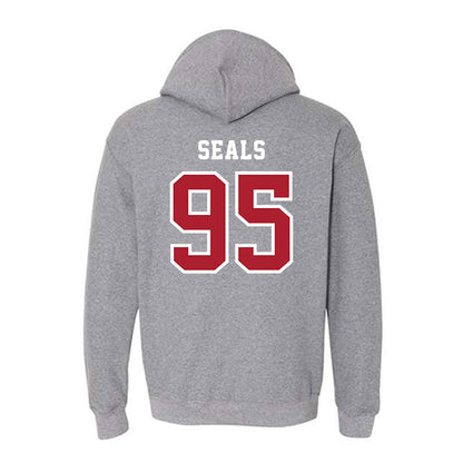 Stony Brook - NCAA Football : Moe Seals - Classic Shersey Hooded Sweatshirt-1