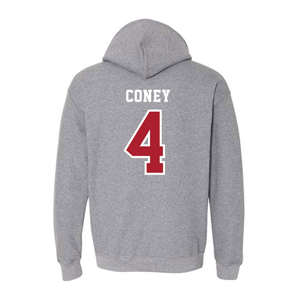 Stony Brook - NCAA Football : Jeremiah Coney - Classic Shersey Hooded Sweatshirt-1