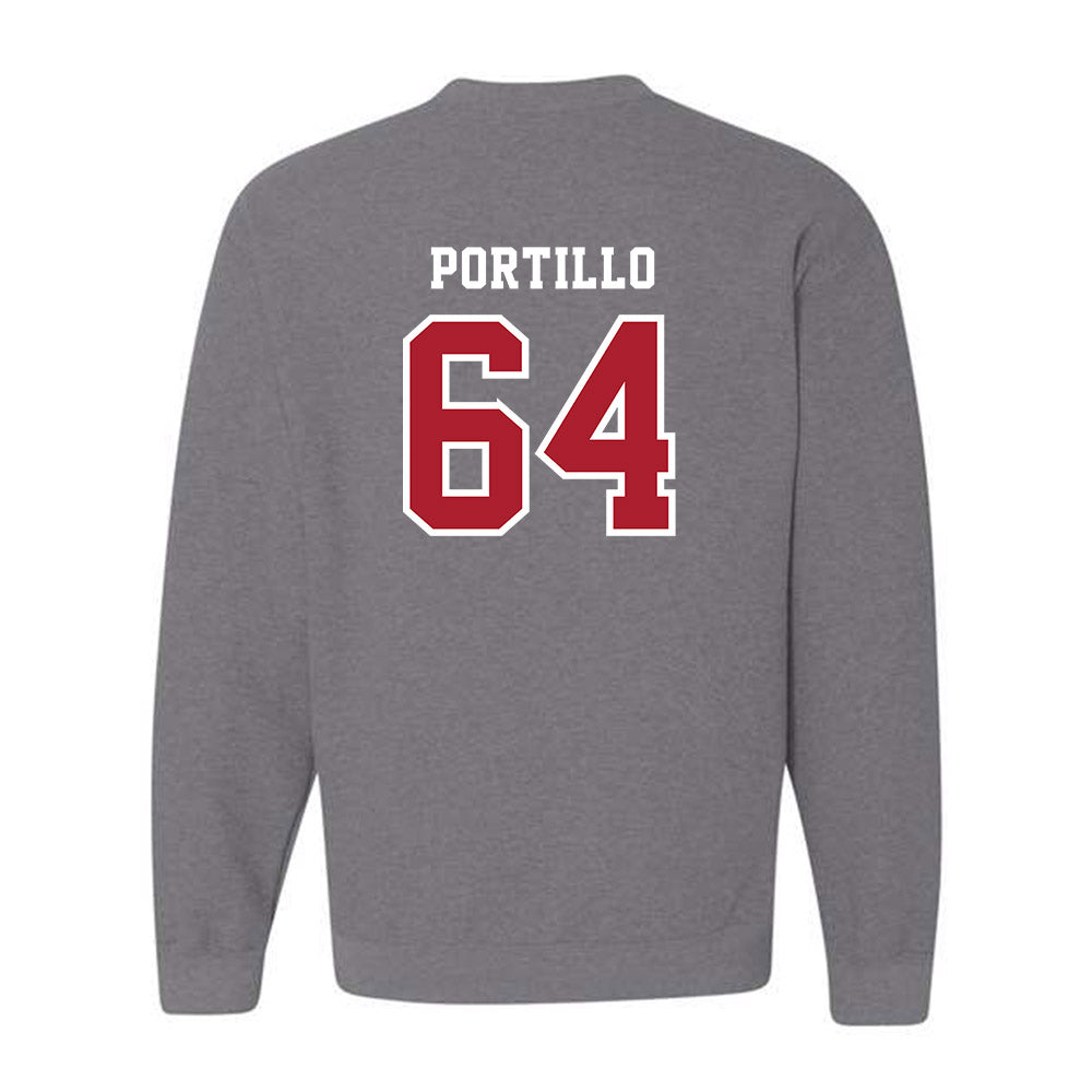 Stony Brook - NCAA Football : Angelo Portillo - Classic Shersey Crewneck Sweatshirt-1