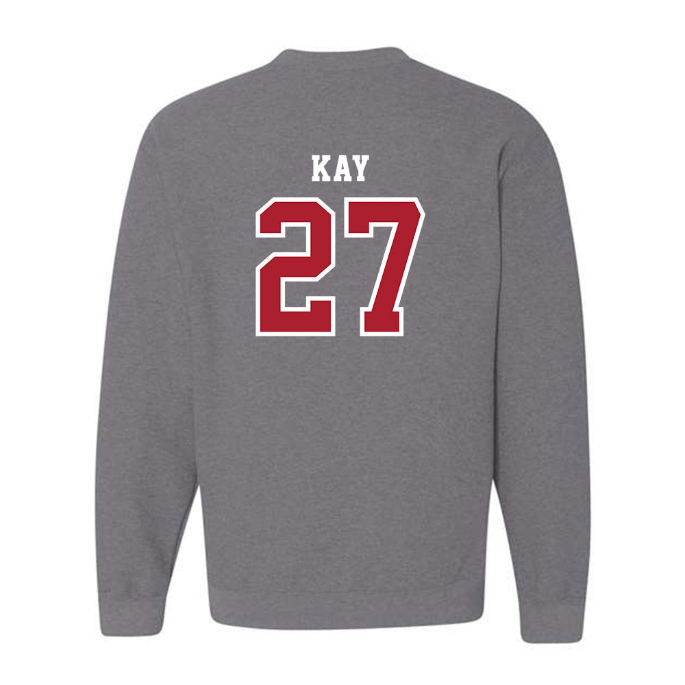 Stony Brook - NCAA Baseball : Evan Kay - Classic Shersey Crewneck Sweatshirt-1