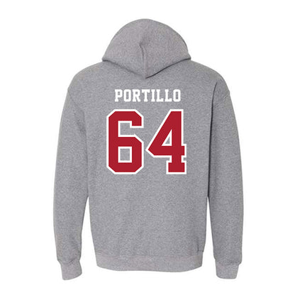 Stony Brook - NCAA Football : Angelo Portillo - Classic Shersey Hooded Sweatshirt-1