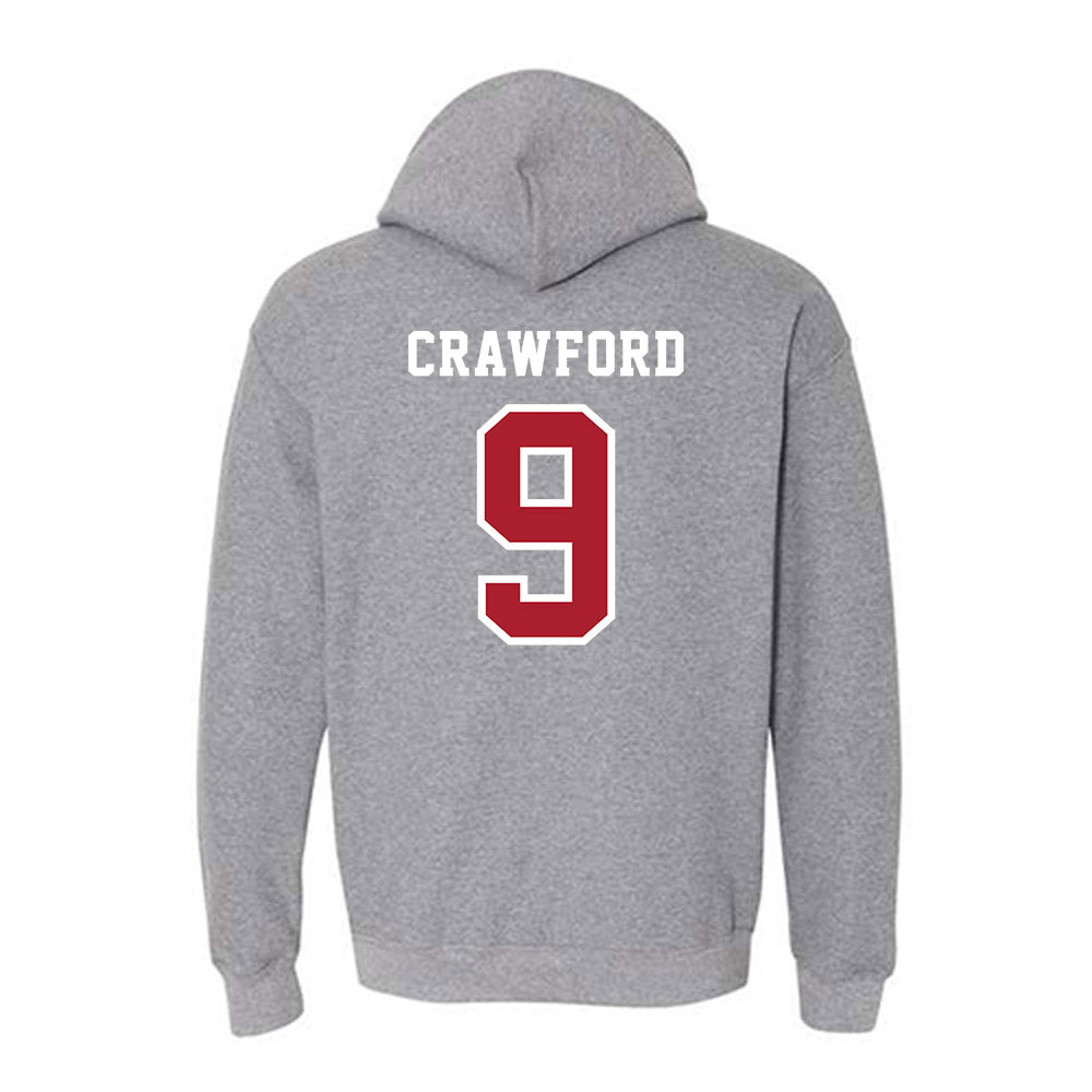 Stony Brook - NCAA Football : DaMario Crawford - Classic Shersey Hooded Sweatshirt-1