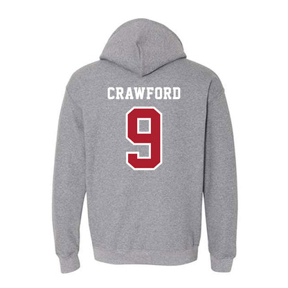 Stony Brook - NCAA Football : DaMario Crawford - Classic Shersey Hooded Sweatshirt-1