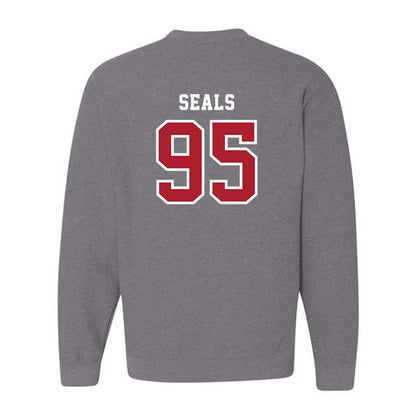 Stony Brook - NCAA Football : Moe Seals - Classic Shersey Crewneck Sweatshirt-1