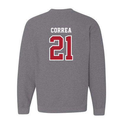 Stony Brook - NCAA Men's Lacrosse : Gary Correa - Classic Shersey Crewneck Sweatshirt-1