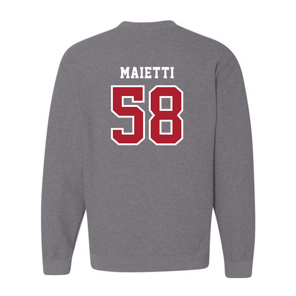 Stony Brook - NCAA Football : Matt Maietti - Classic Shersey Crewneck Sweatshirt-1