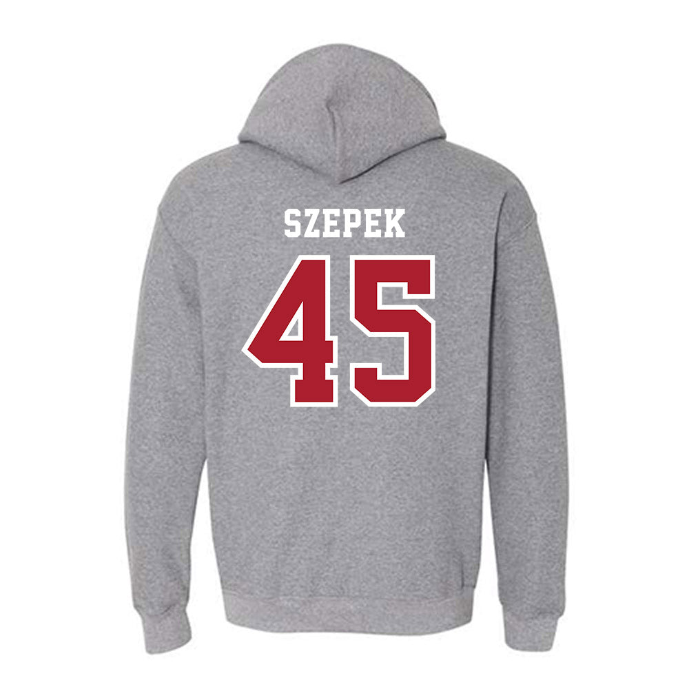 Stony Brook - NCAA Baseball : Luke Szepek - Classic Shersey Hooded Sweatshirt-1