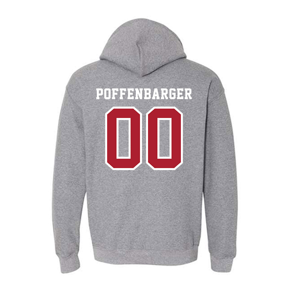 Stony Brook - NCAA Football : Brittin Poffenbarger - Classic Shersey Hooded Sweatshirt-1