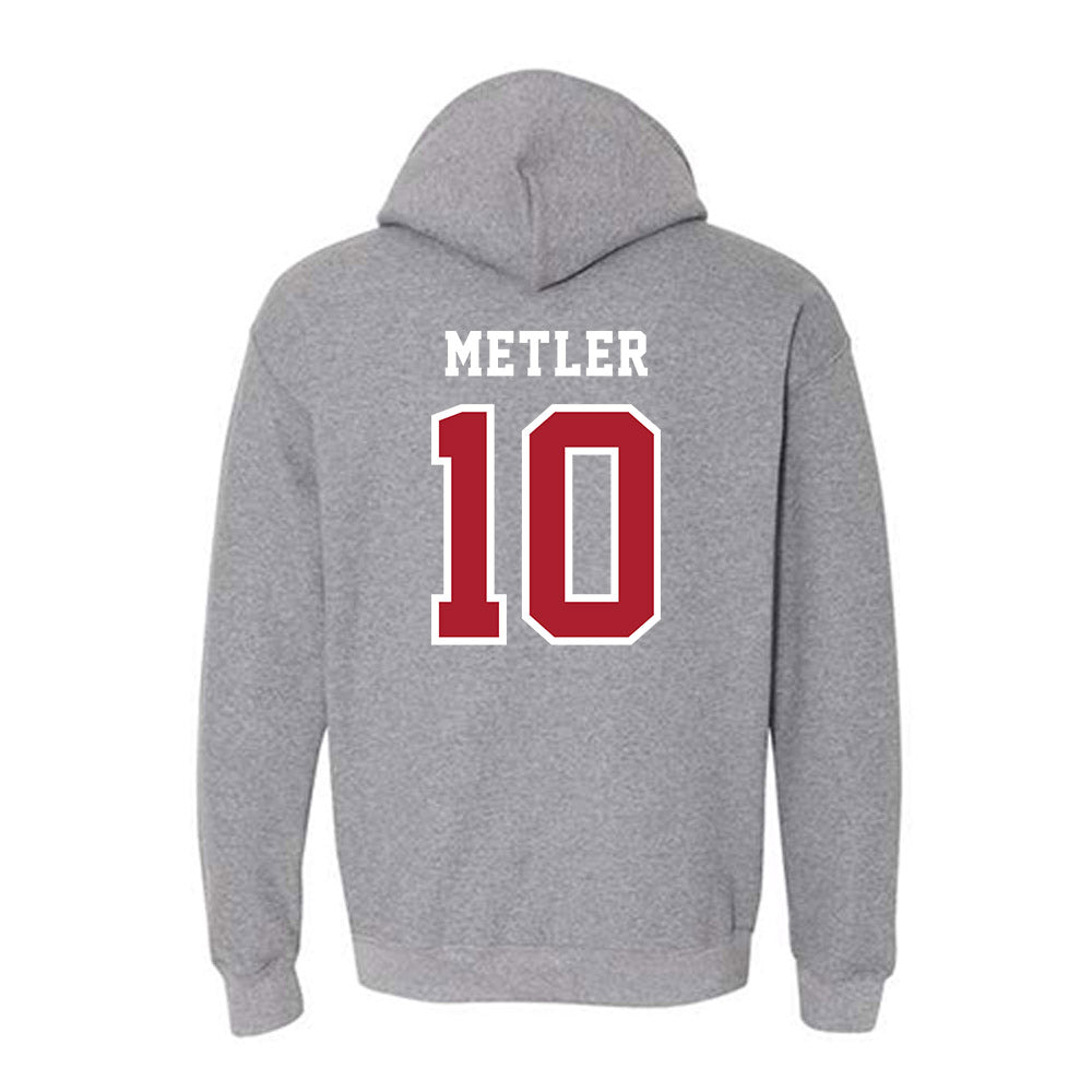 Stony Brook - NCAA Men's Lacrosse : Reid Metler - Classic Shersey Hooded Sweatshirt-1