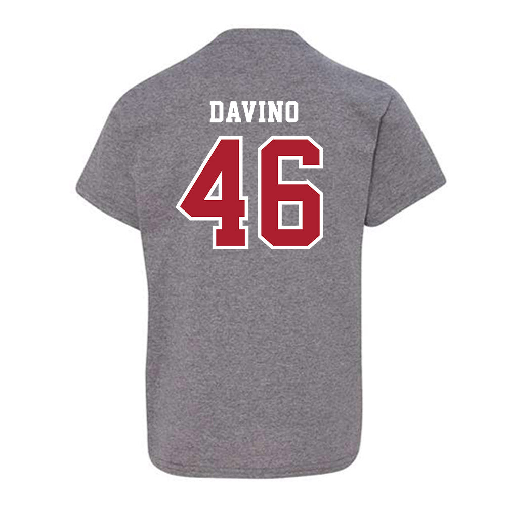 Stony Brook - NCAA Baseball : Brett Davino - Classic Shersey Youth T-Shirt-1