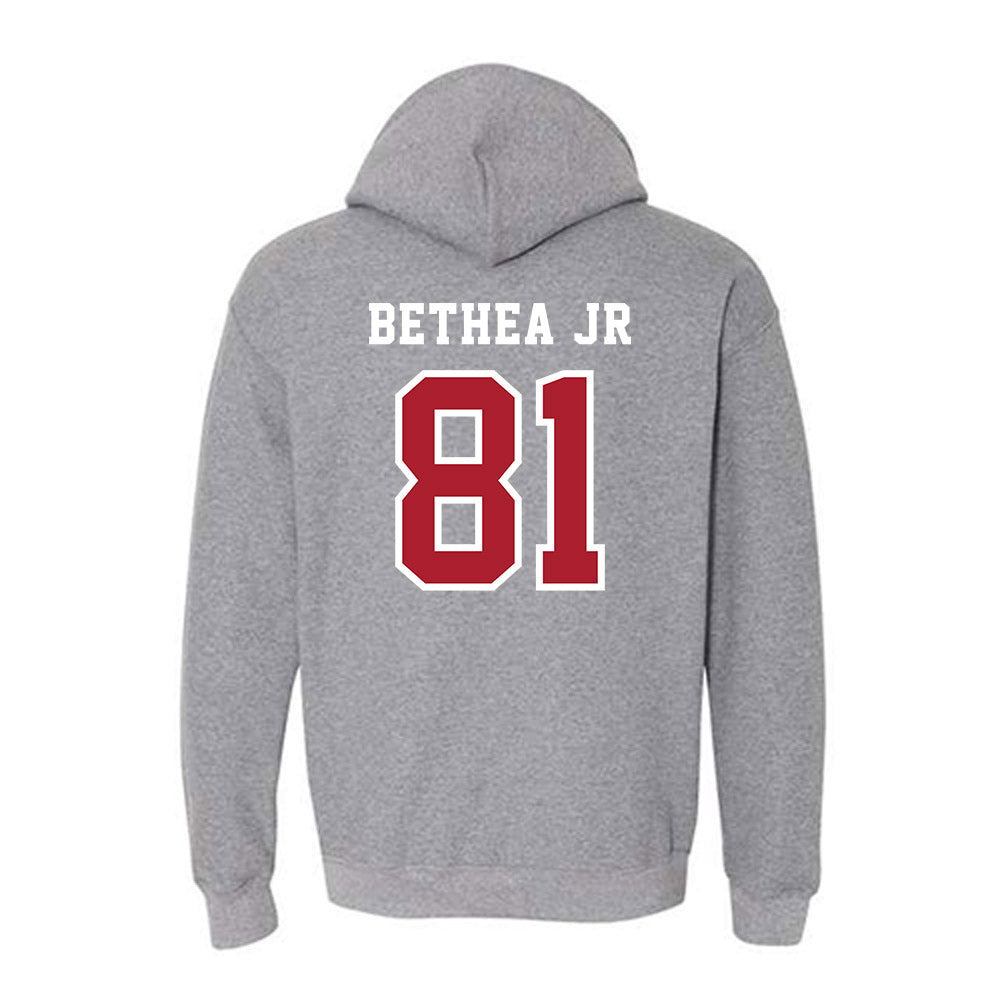 Stony Brook - NCAA Football : Frenchmon Bethea Jr - Classic Shersey Hooded Sweatshirt-1