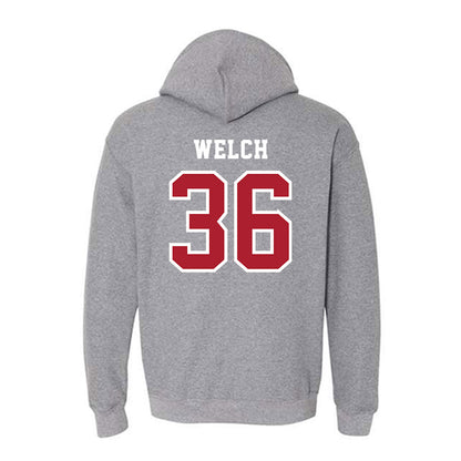 Stony Brook - NCAA Baseball : Jordan Welch - Classic Shersey Hooded Sweatshirt-1