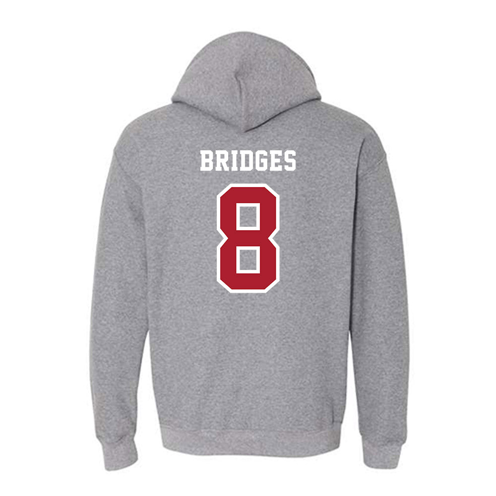 Stony Brook - NCAA Baseball : Reilly Bridges - Classic Shersey Hooded Sweatshirt-1