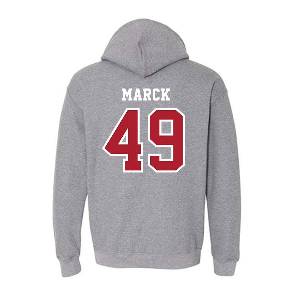 Stony Brook - NCAA Football : Mason Marck - Classic Shersey Hooded Sweatshirt-1