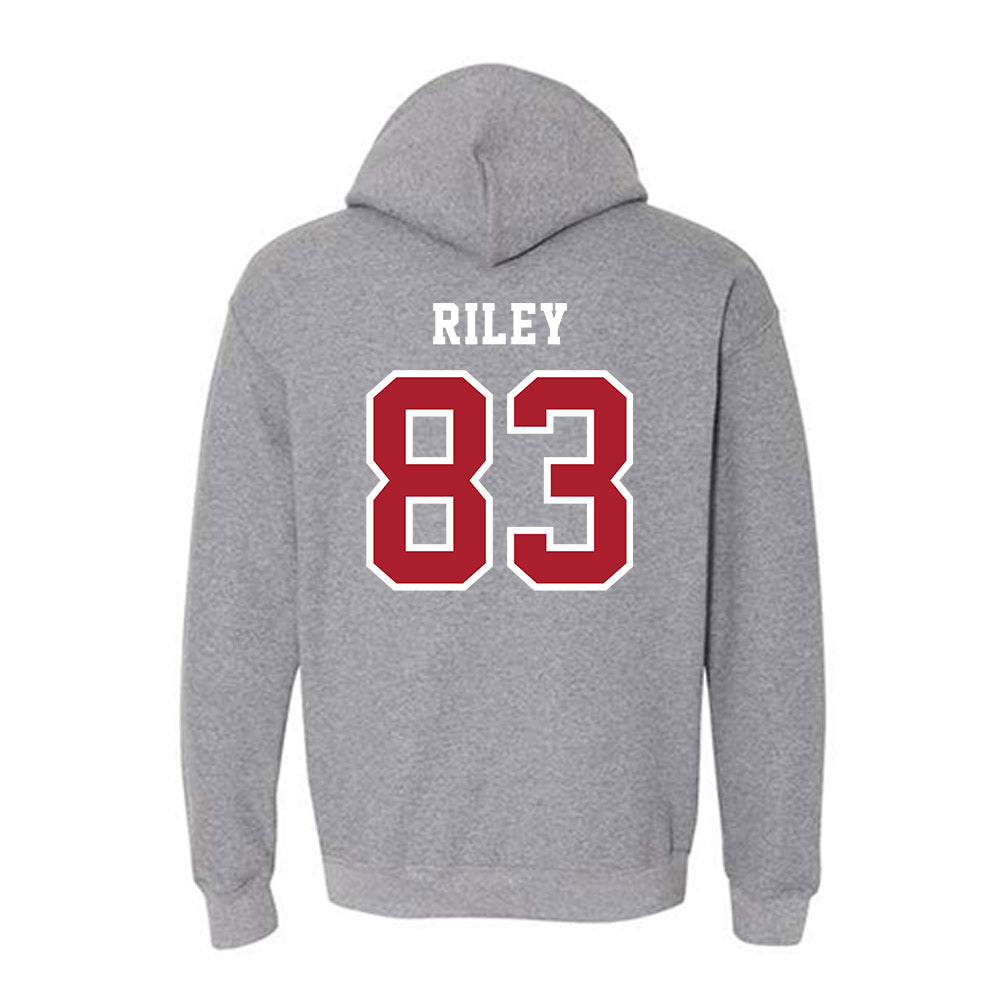 Stony Brook - NCAA Football : Royalty Riley - Classic Shersey Hooded Sweatshirt-1