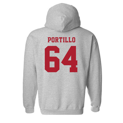 Stony Brook - NCAA Football : Angelo Portillo - Hooded Sweatshirt-1