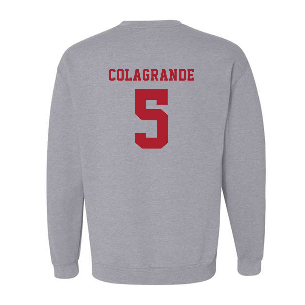 Stony Brook - NCAA Baseball : Hunter Colagrande - Crewneck Sweatshirt-1