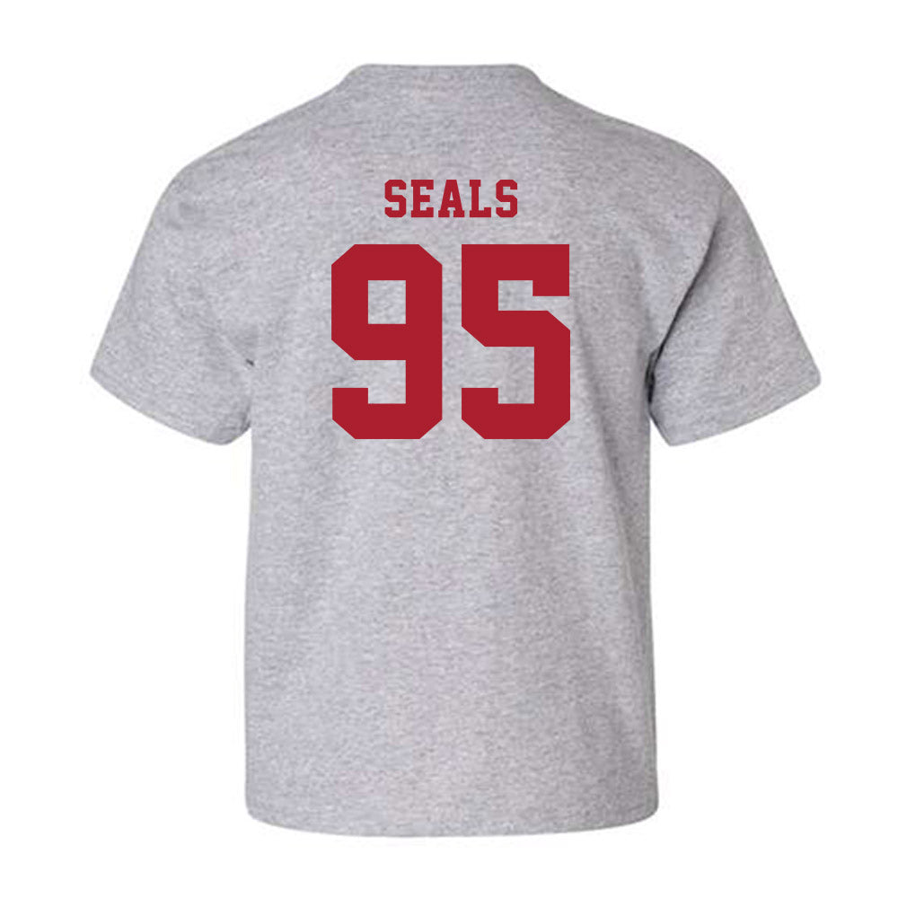 Stony Brook - NCAA Football : Moe Seals - Youth T-Shirt-1