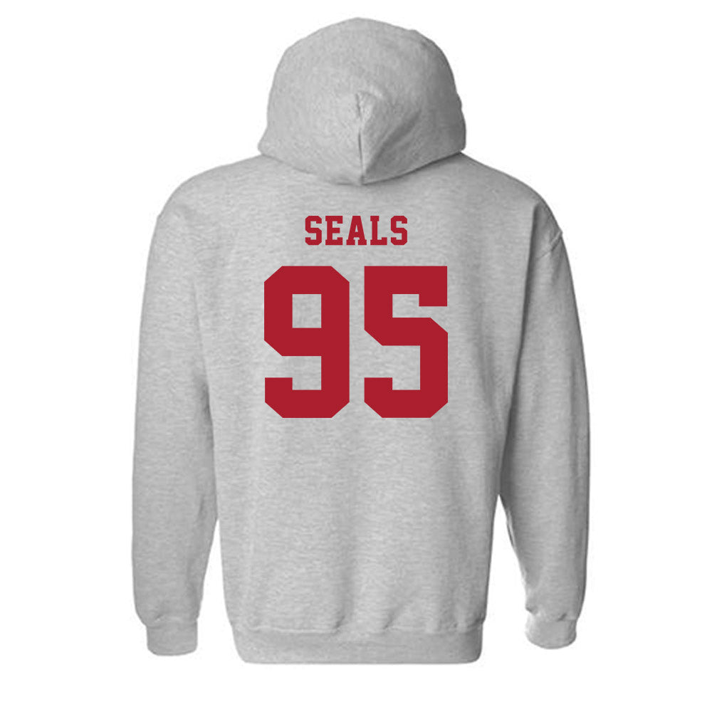 Stony Brook - NCAA Football : Moe Seals - Hooded Sweatshirt-1