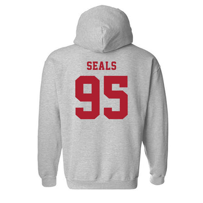 Stony Brook - NCAA Football : Moe Seals - Hooded Sweatshirt-1