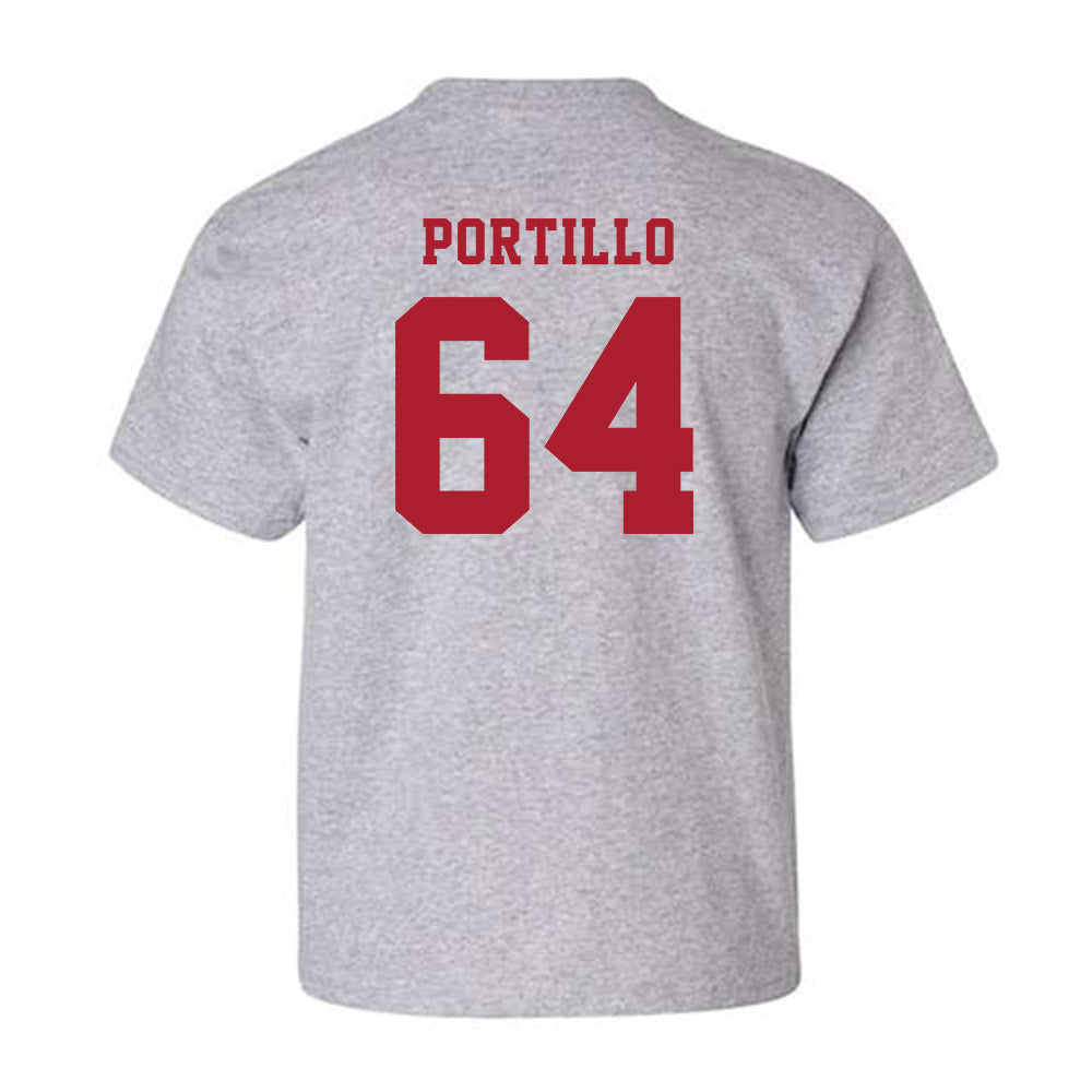 Stony Brook - NCAA Football : Angelo Portillo - Youth T-Shirt-1