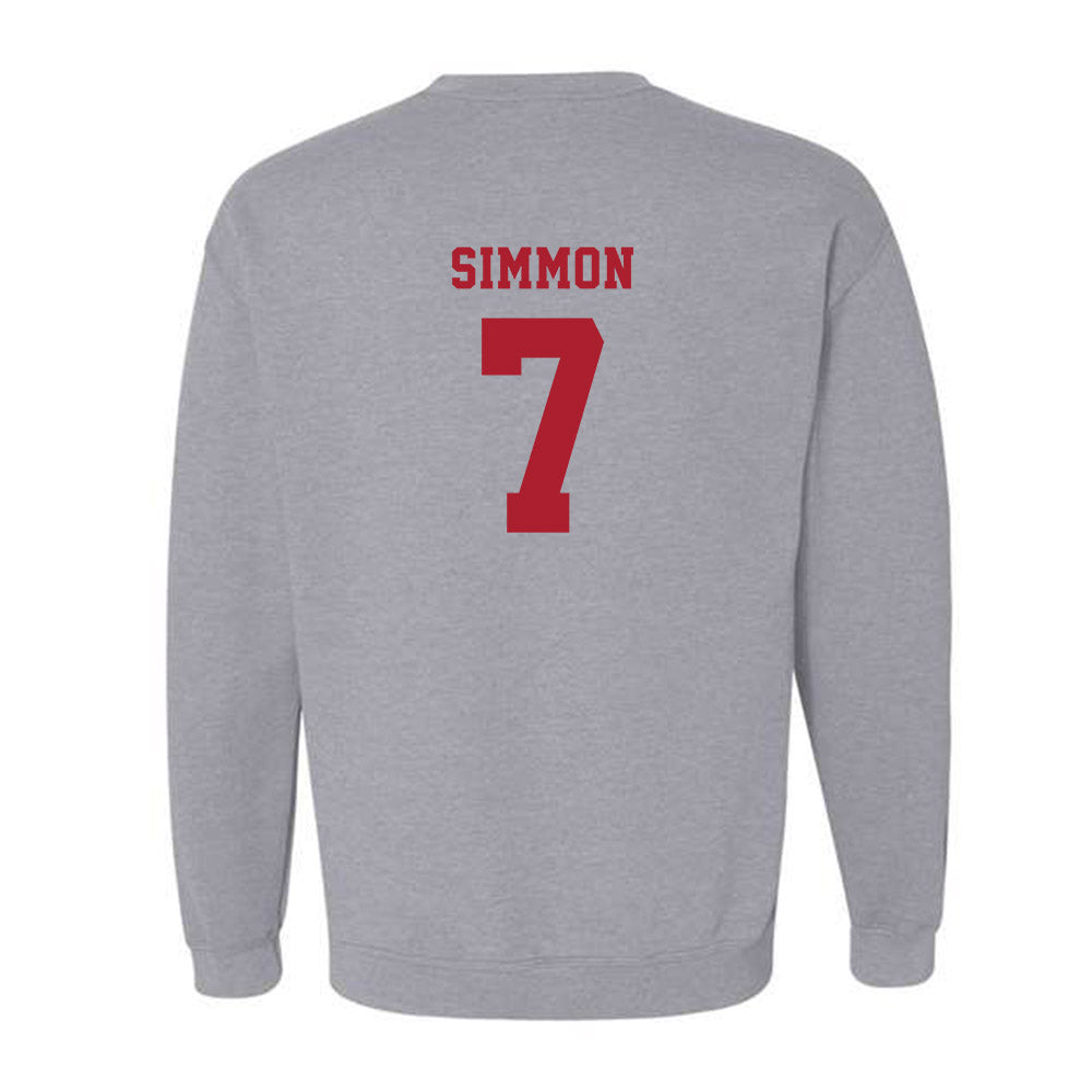 Stony Brook - NCAA Men's Basketball : Ethan Simmon - Crewneck Sweatshirt-1