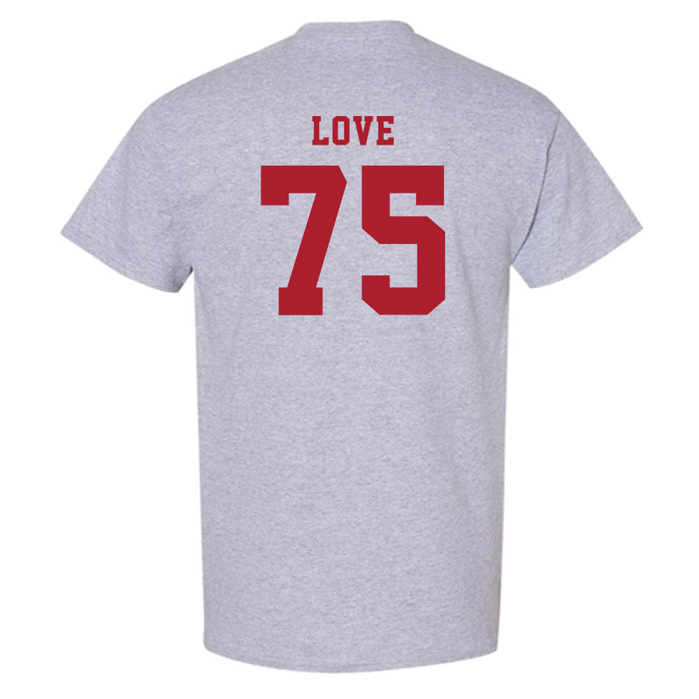 Stony Brook - NCAA Football : Lucas Love - T-Shirt-1