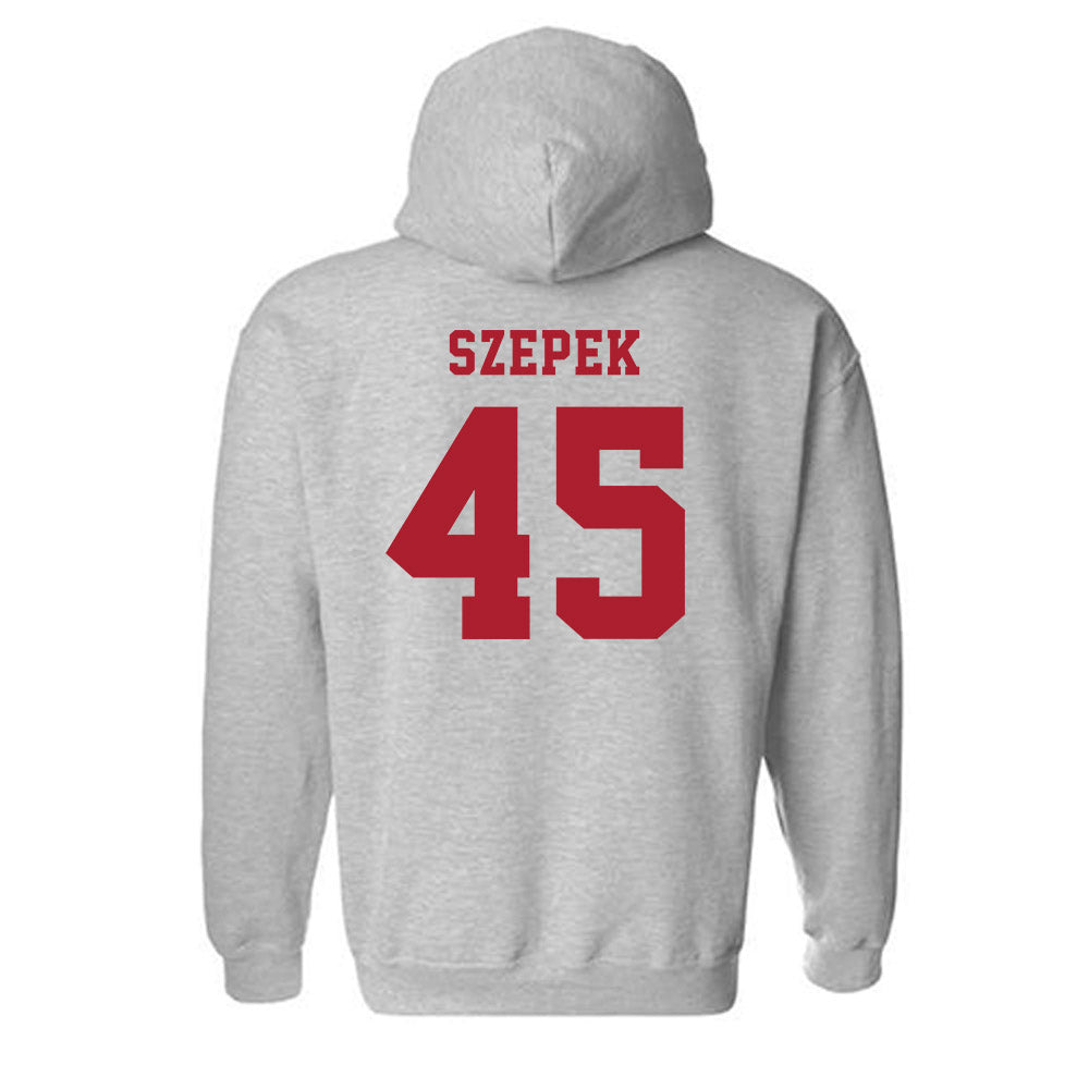 Stony Brook - NCAA Baseball : Luke Szepek - Hooded Sweatshirt-1