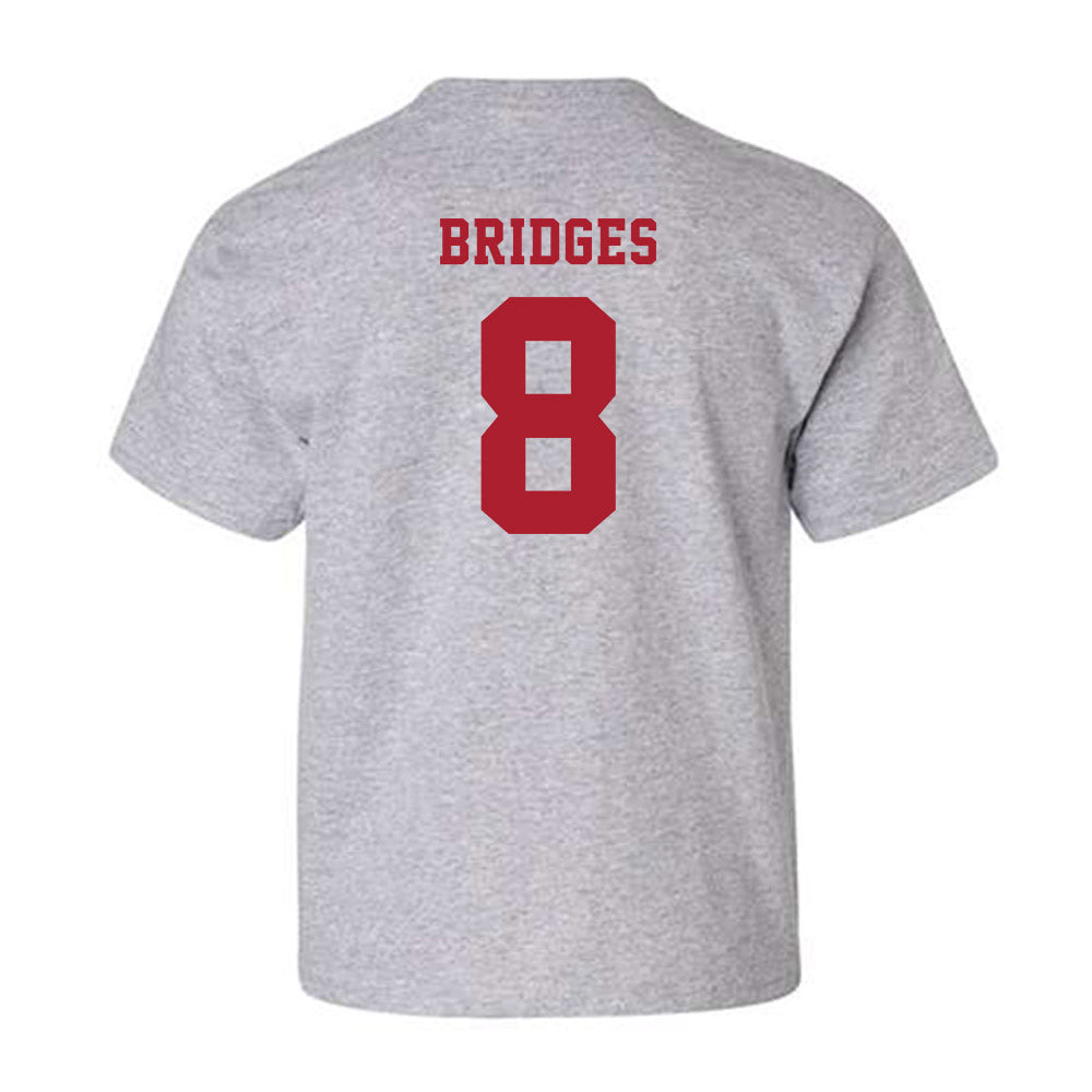 Stony Brook - NCAA Baseball : Reilly Bridges - Youth T-Shirt-1