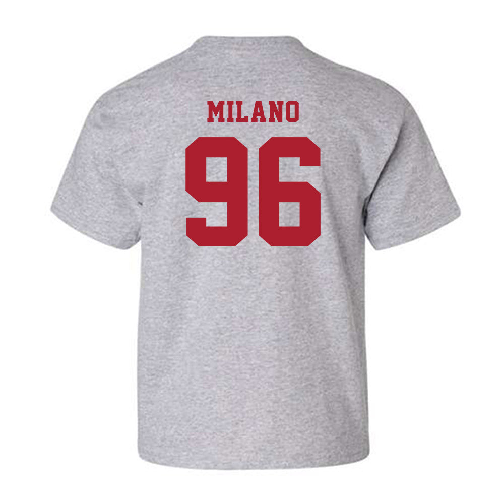 Stony Brook - NCAA Football : Franco Milano - Youth T-Shirt-1
