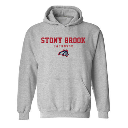 Stony Brook - NCAA Men's Lacrosse : Will Birney - Hooded Sweatshirt-0