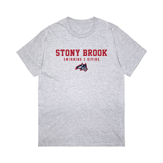 Stony Brook - NCAA Women's Swimming & Diving : Erin Johannsen - T-Shirt-0