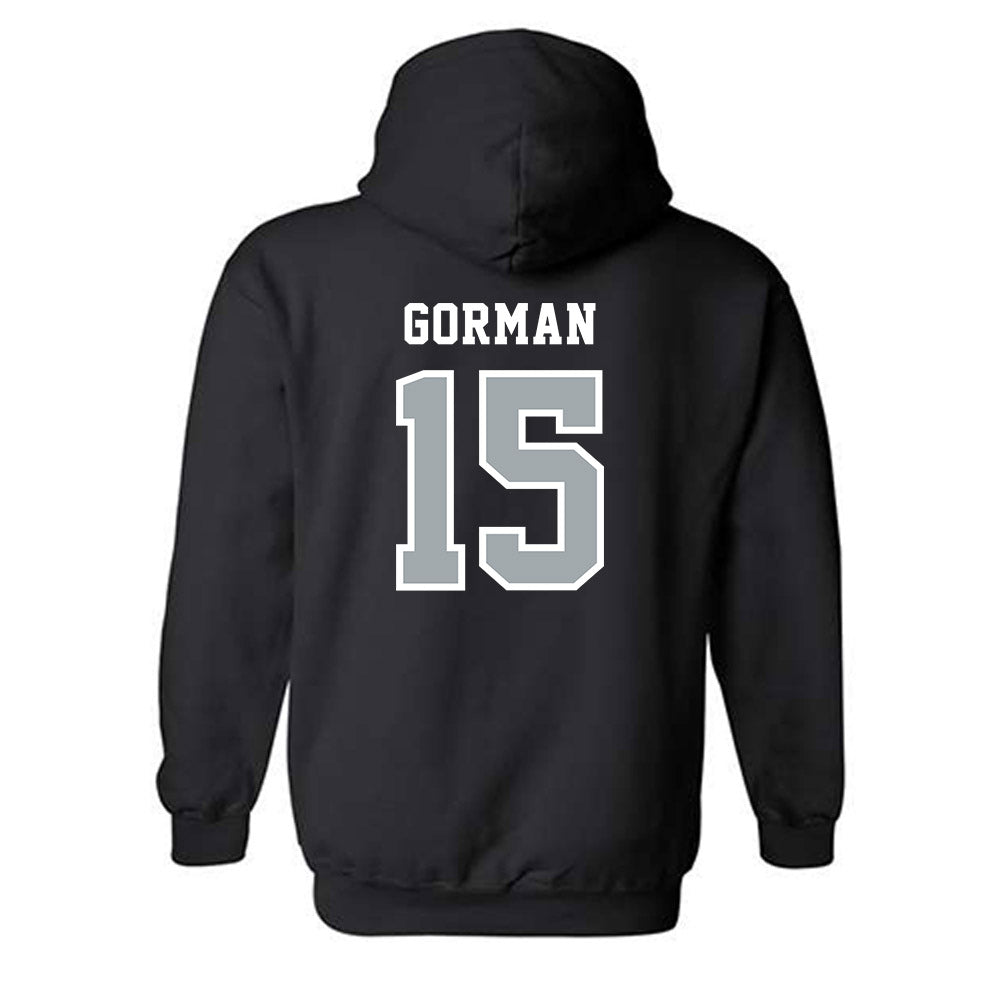 Stony Brook - NCAA Men's Basketball : Quin Gorman - Classic Shersey Hooded Sweatshirt-1