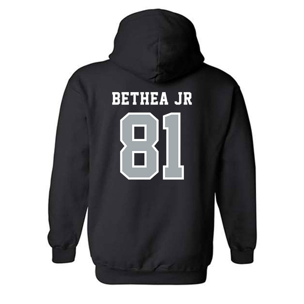 Stony Brook - NCAA Football : Frenchmon Bethea Jr - Classic Shersey Hooded Sweatshirt-1